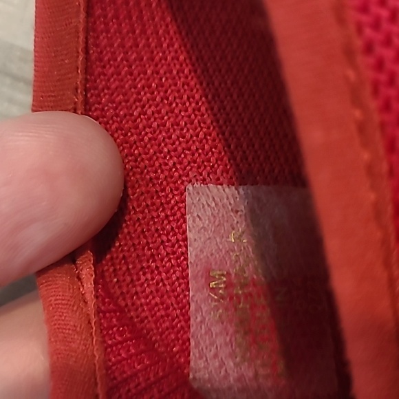 Nine West Red Rhinestone Slip-On Sneakers Size 5.5 - Picture 9 of 9